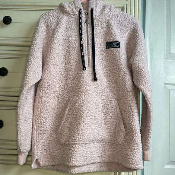 Victoria’s Secret PINK Sherpa Hoodie - Picture 2 of 7